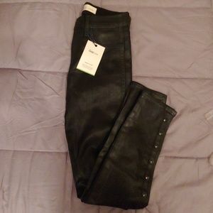 New with tag Faux leather leggings pants
